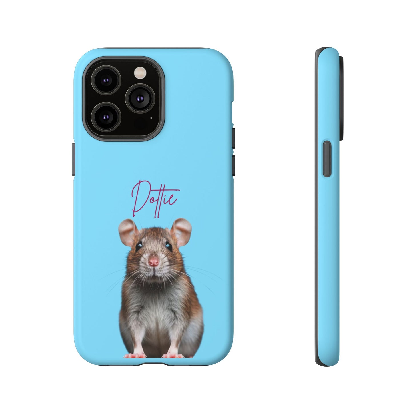Customizable Pet Tough Phone Case Your Pet Photo or Digital Painting with Name_8 iPhone 16, 15 Pro Max, 15 Plus, Samsung S24 Ultra, Pixel 7