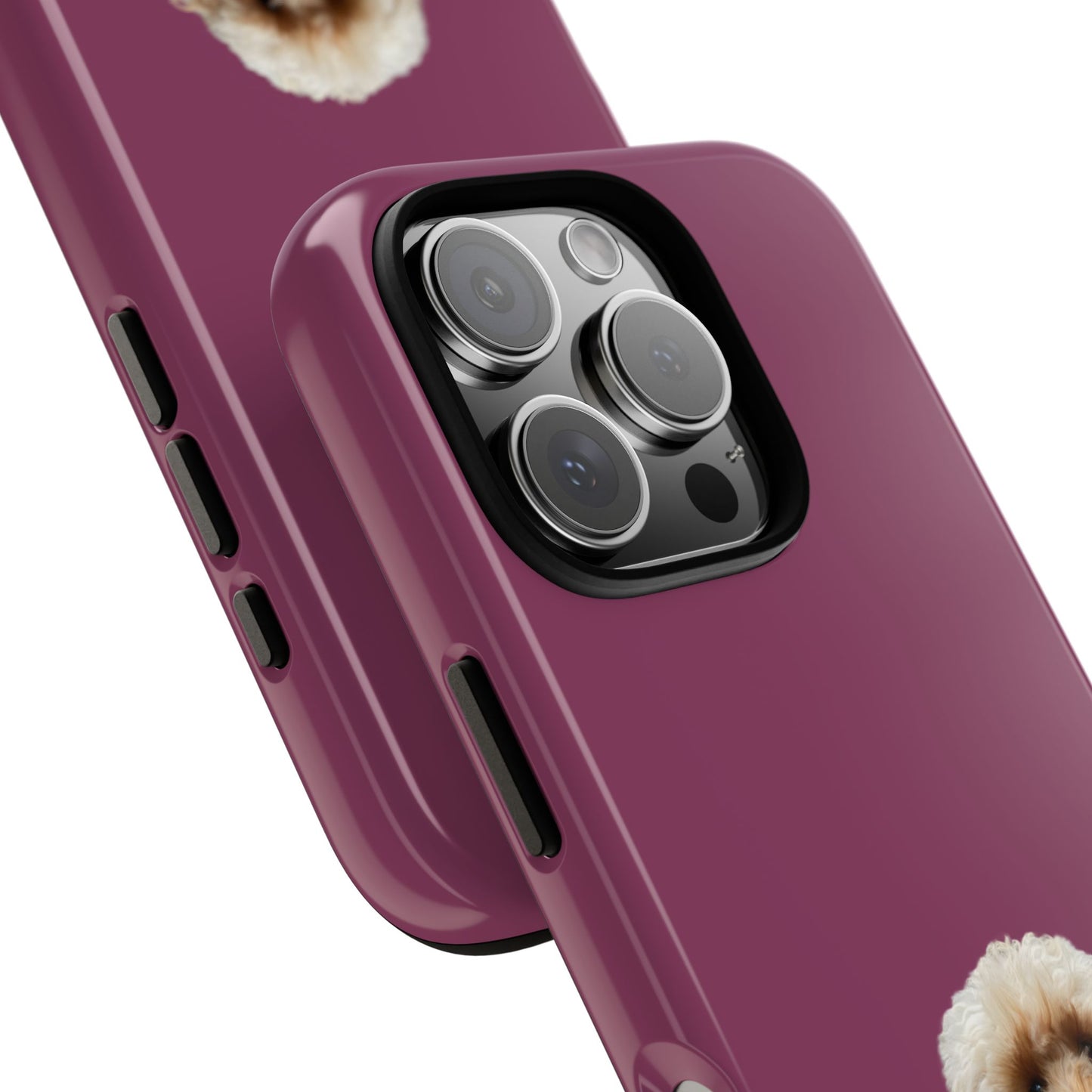 Customizable Pet Tough Phone Case Your Pet Photo or Digital Painting with Name_9 iPhone 16, 15 Pro Max, 15 Plus, Samsung S24 Ultra, Pixel 7