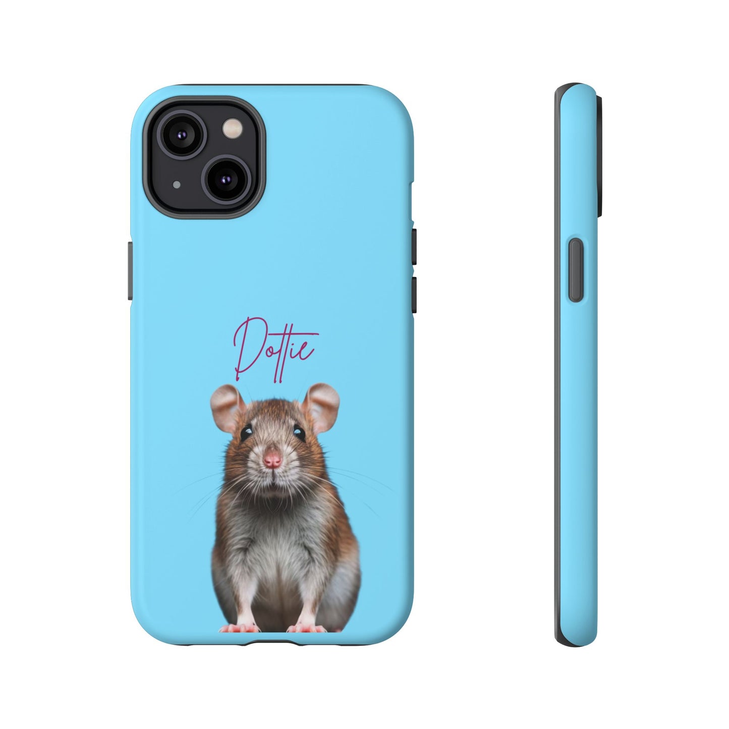 Customizable Pet Tough Phone Case Your Pet Photo or Digital Painting with Name_8 iPhone 16, 15 Pro Max, 15 Plus, Samsung S24 Ultra, Pixel 7