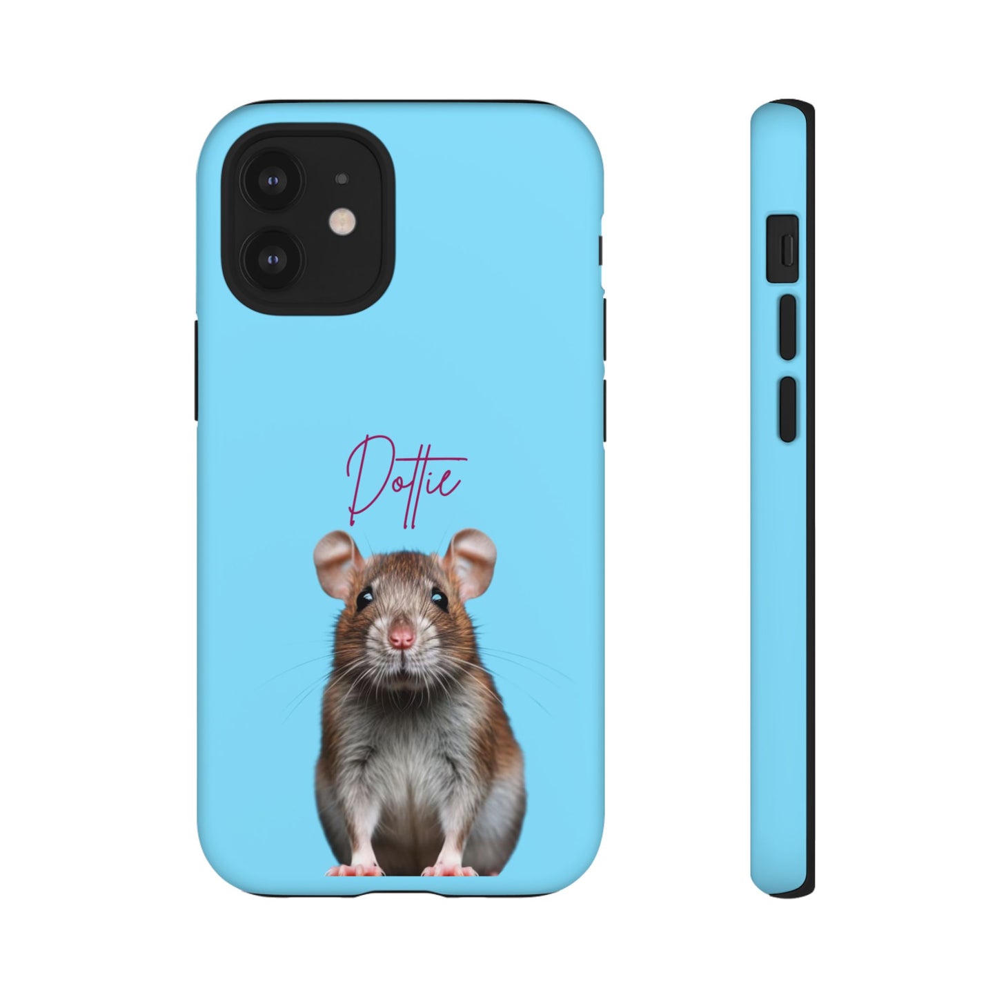 Customizable Pet Tough Phone Case Your Pet Photo or Digital Painting with Name_8 iPhone 16, 15 Pro Max, 15 Plus, Samsung S24 Ultra, Pixel 7