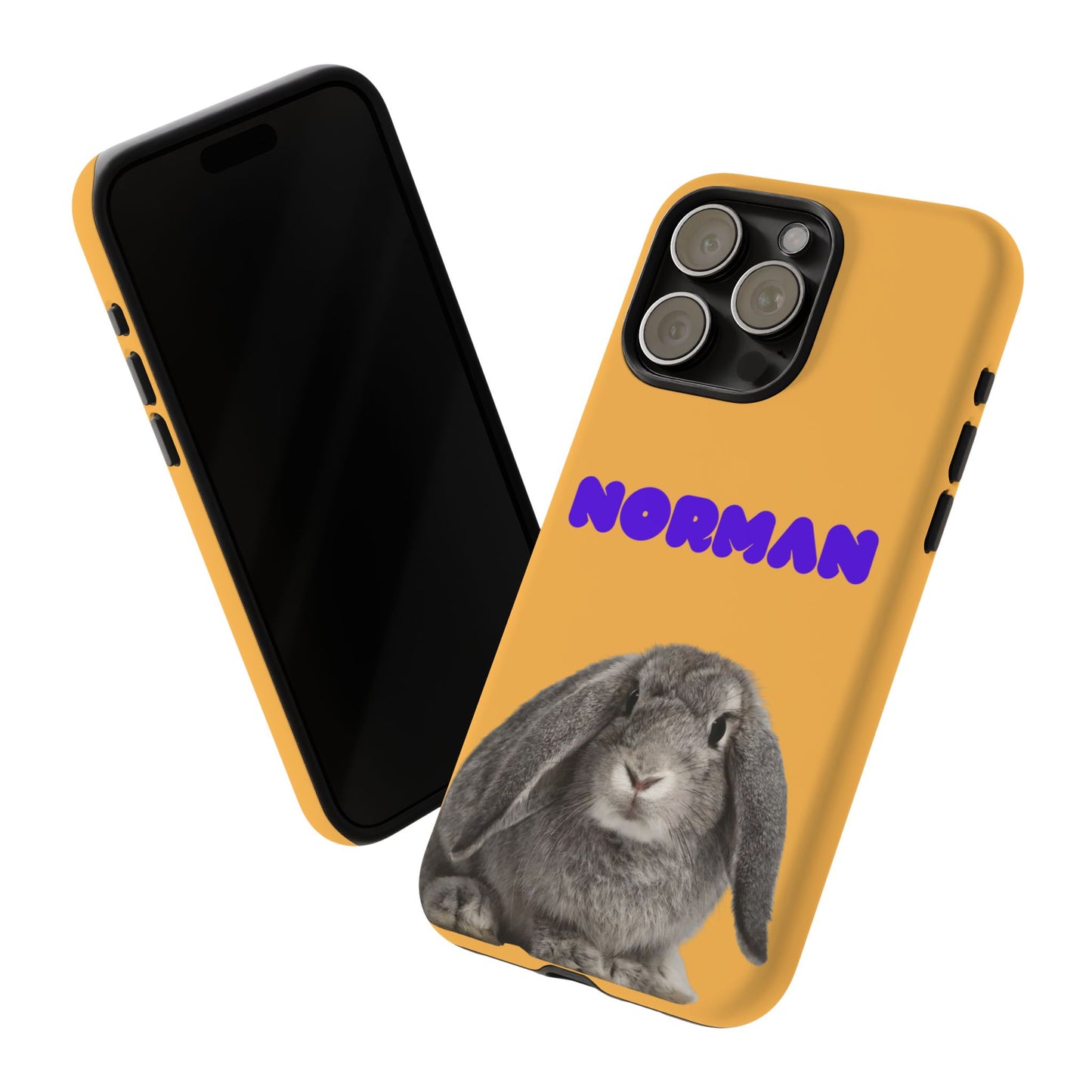 Customizable Pet Tough Phone Case Your Pet Photo or Digital Painting with Name_7