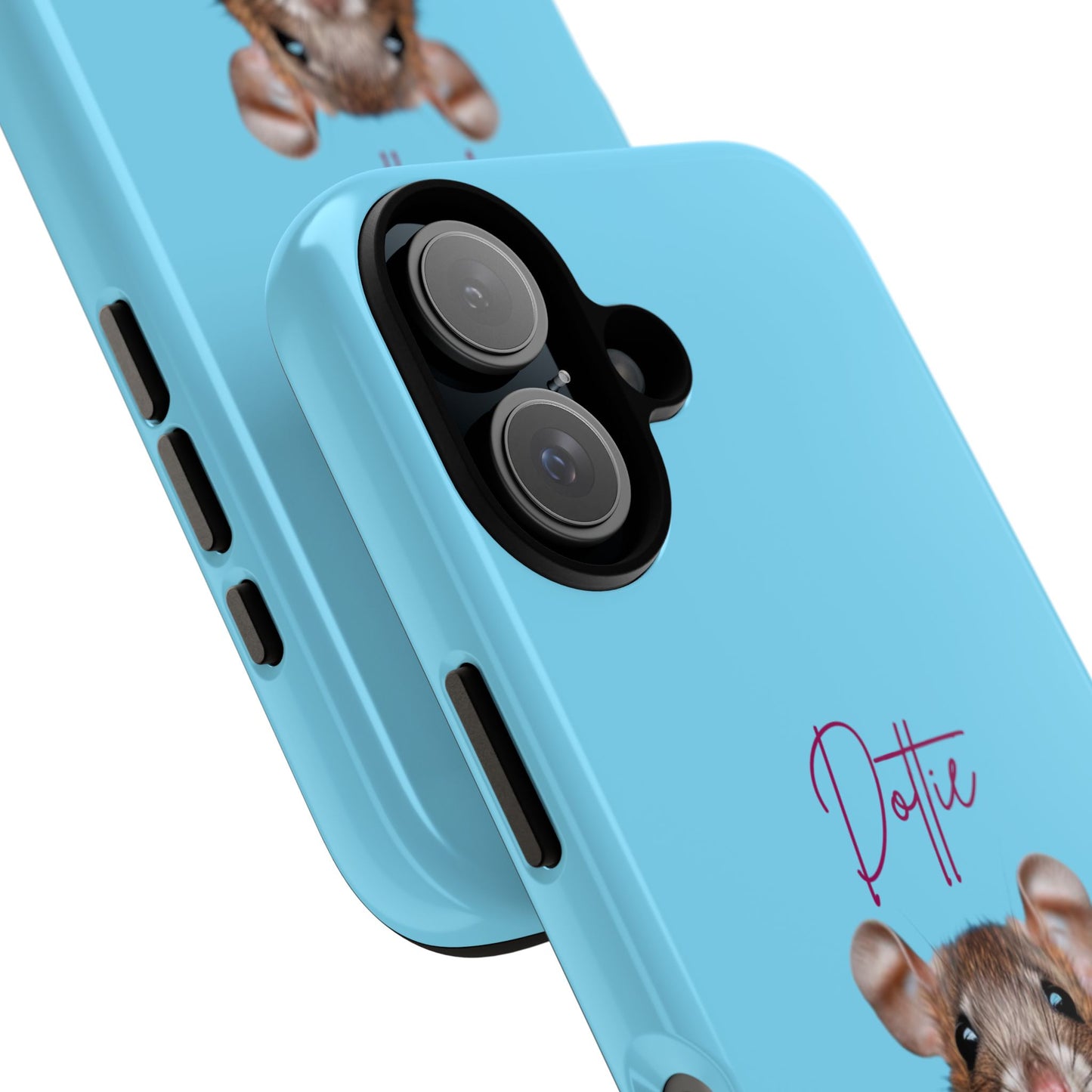 Customizable Pet Tough Phone Case Your Pet Photo or Digital Painting with Name_8 iPhone 16, 15 Pro Max, 15 Plus, Samsung S24 Ultra, Pixel 7