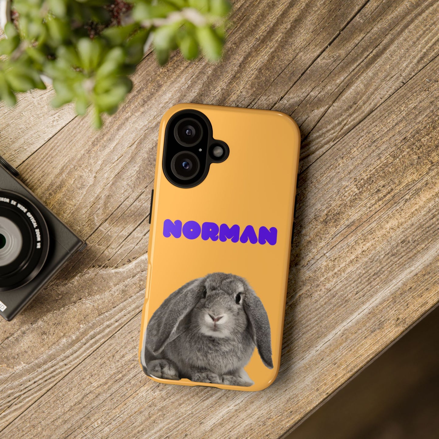 Customizable Pet Tough Phone Case Your Pet Photo or Digital Painting with Name_7