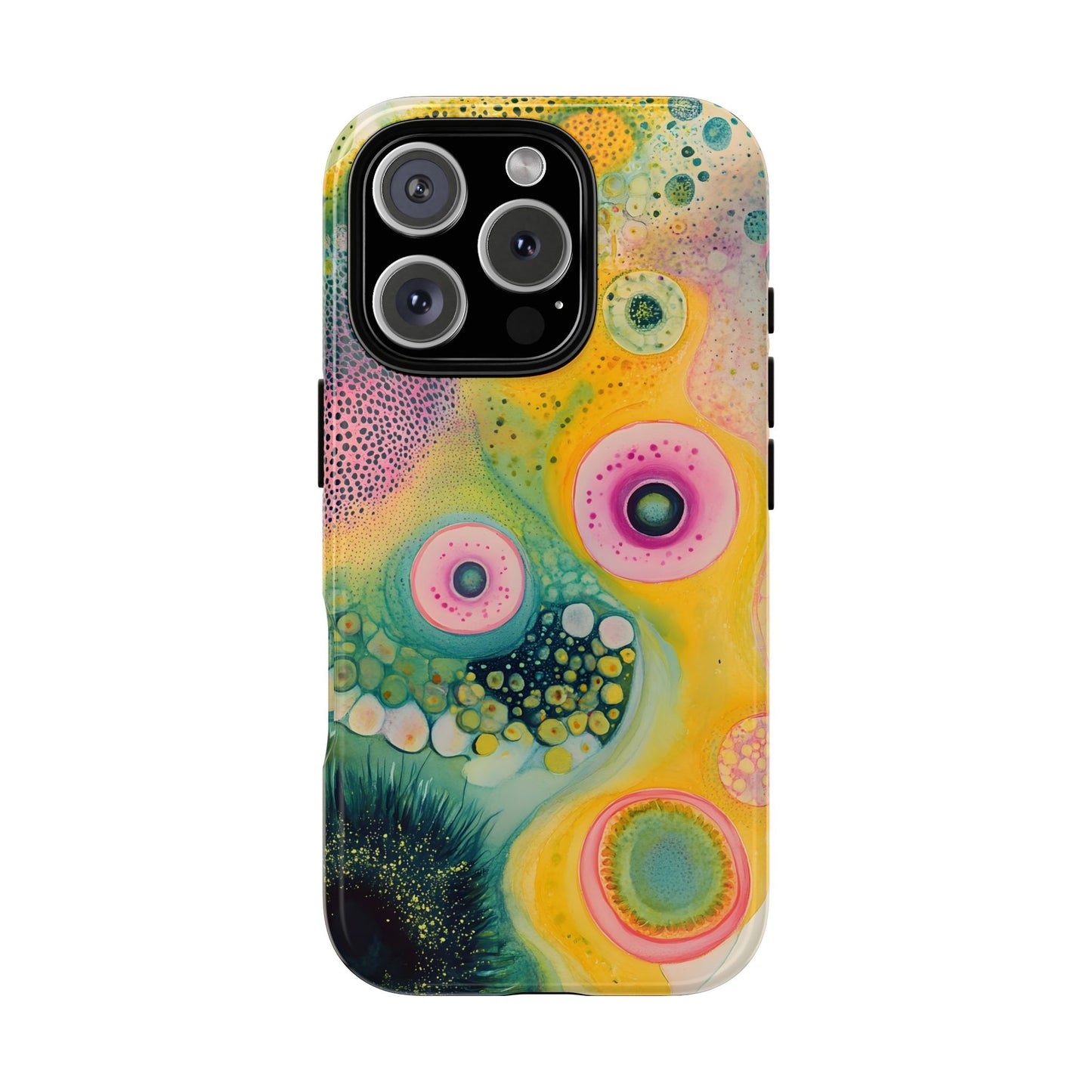 Colorful Abstract Organic Shapes_16 Customizable Tough Phone Case for iPhone 16, 15 Pro Max, Samsung S24 Ultra, Pixel 7 & more