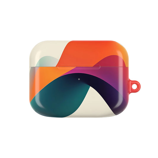 Colorful Modern Abstract_10 Customizable AirPods Case, Protective Cover, Unique Design