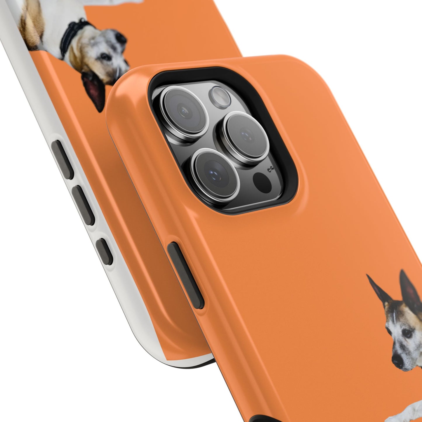 Customizable Magnetic Impact-Resistant Phone Case Your Pet Photo or Digital Painting with Name_5_iPhone 13 and up