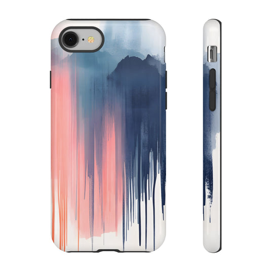 Colorful Dripping Paint_5 Customizable Tough Phone Case for iPhone 16, 15 Pro Max, Samsung S24 Ultra, Pixel 7 & more