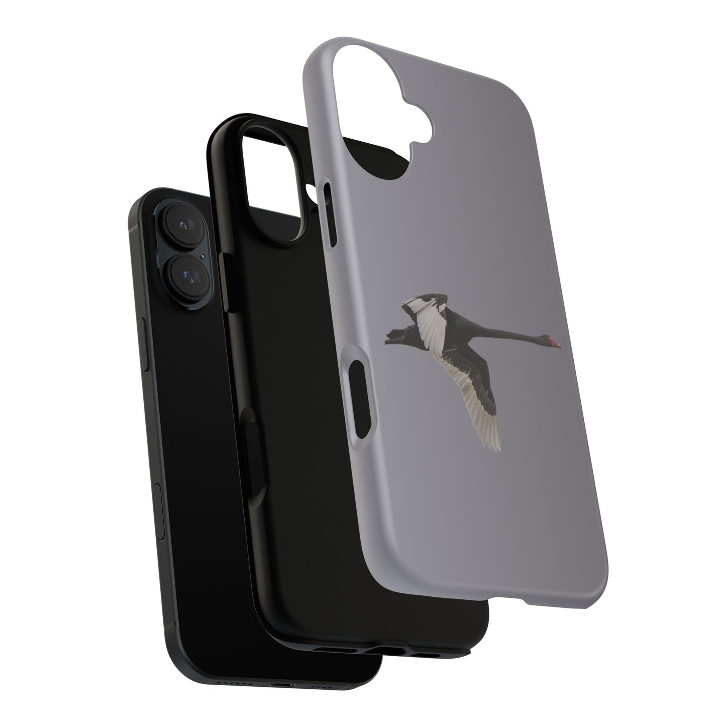 Black Swan- Tough Phone Case - Fono Caso x EstebantheNatureman - Wildlife Photography Case - Gift for Bird Lovers