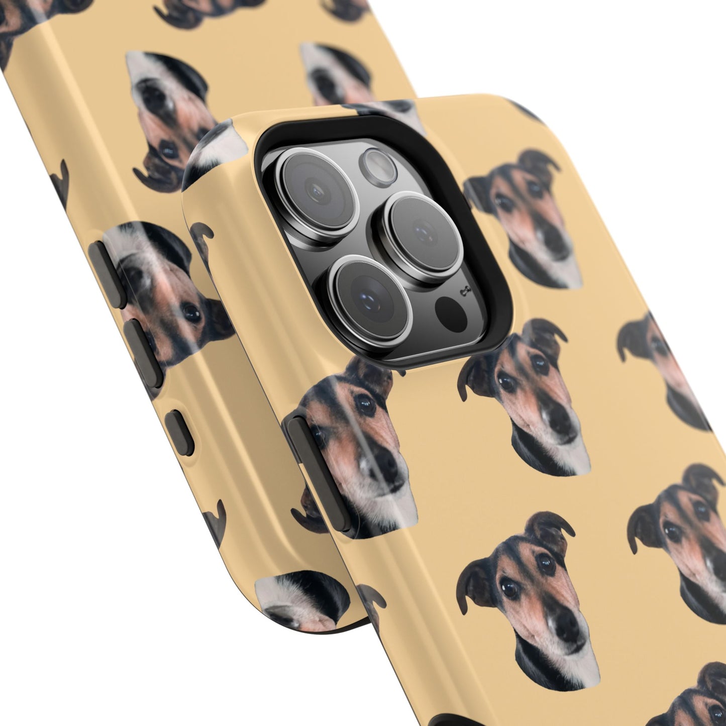 Customizable Magnetic Impact-Resistant Phone Case Your Pet Photo or Digital Painting with Name_10_iPhone 13 and up