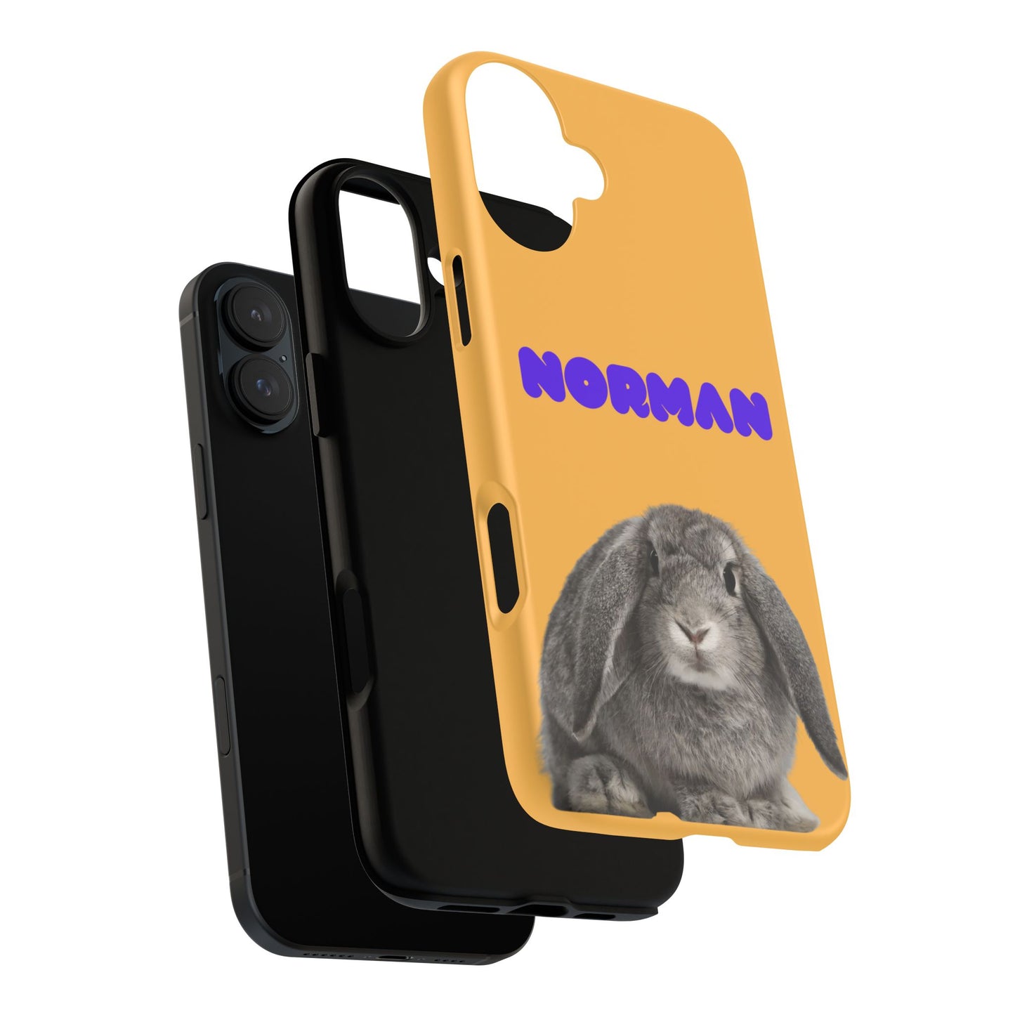Customizable Pet Tough Phone Case Your Pet Photo or Digital Painting with Name_7