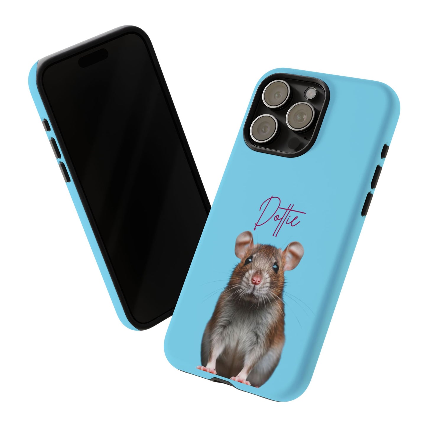 Customizable Pet Tough Phone Case Your Pet Photo or Digital Painting with Name_8 iPhone 16, 15 Pro Max, 15 Plus, Samsung S24 Ultra, Pixel 7