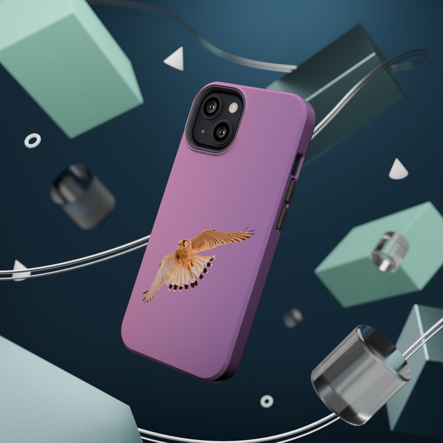 Nankeen Kestral - Magnetic Impact-Resistant Case - Fono Caso x EstebantheNatureman - Wildlife Case - Gift for Bird Lovers