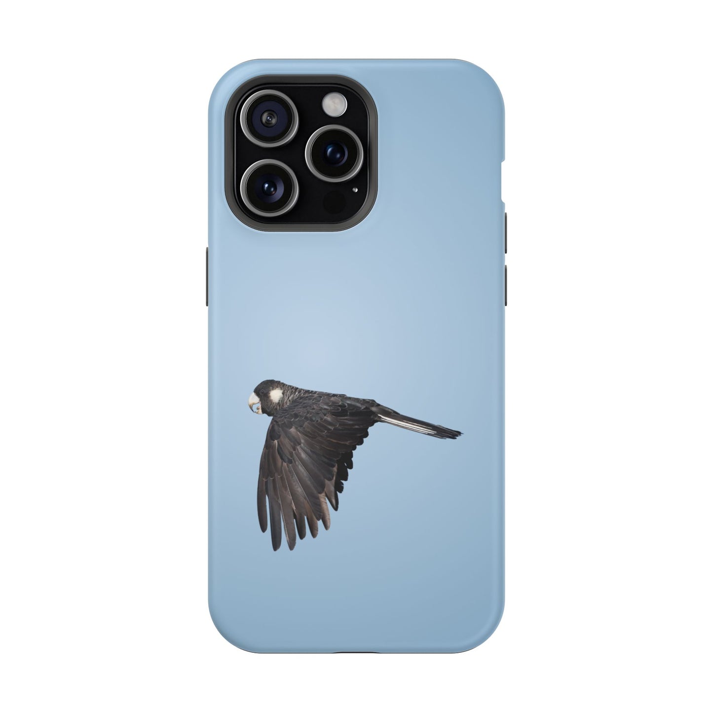 Baudins Black Cockatoo - Magnetic Impact-Resistant Phone Case - Fono Caso x EstebantheNatureman - Wildlife Case - Gift for Bird Lovers