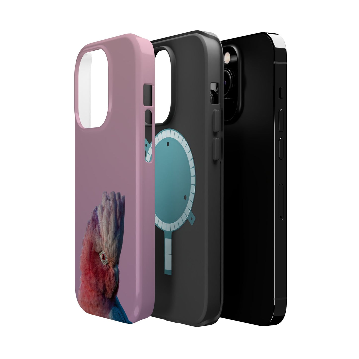 Galah - Magnetic Impact-Resistant Phone Case - Fono Caso x EstebantheNatureman - Wildlife Photography Case - Gift for Bird Lovers