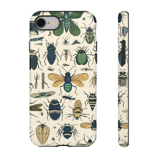Antique Entomology Insect Illustration Cottagecore Aesthetic_2 Customizable Tough Phone Case for iPhone 16, 15 Pro Max, Samsung S24 Ultra, Pixel 7 & more
