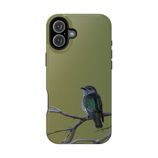 Shining Bronze Cuckoo - Magnetic Impact-Resistant Case - Fono Caso x EstebantheNatureman - Wildlife Case - Gift for Bird Lovers