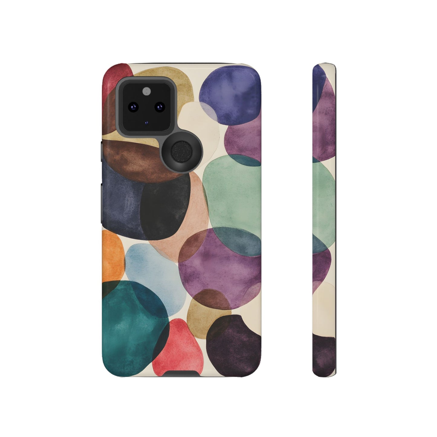 Colorful Abstract Organic Shapes_22 Customizable Tough Phone Case for iPhone 16, 15 Pro Max, Samsung S24 Ultra, Pixel 7 & more