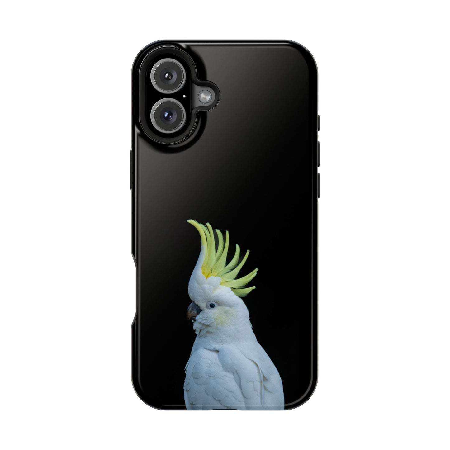 Sulphur Crested Cockatoo - Magnetic Impact-Resistant Phone Case - Fono Caso x EstebantheNatureman - Wildlife Case - Gift for Bird Lovers