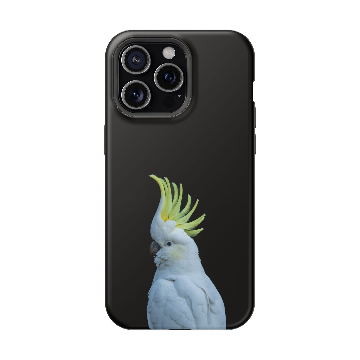 Sulphur Crested Cockatoo - Magnetic Impact-Resistant Phone Case - Fono Caso x EstebantheNatureman - Wildlife Case - Gift for Bird Lovers