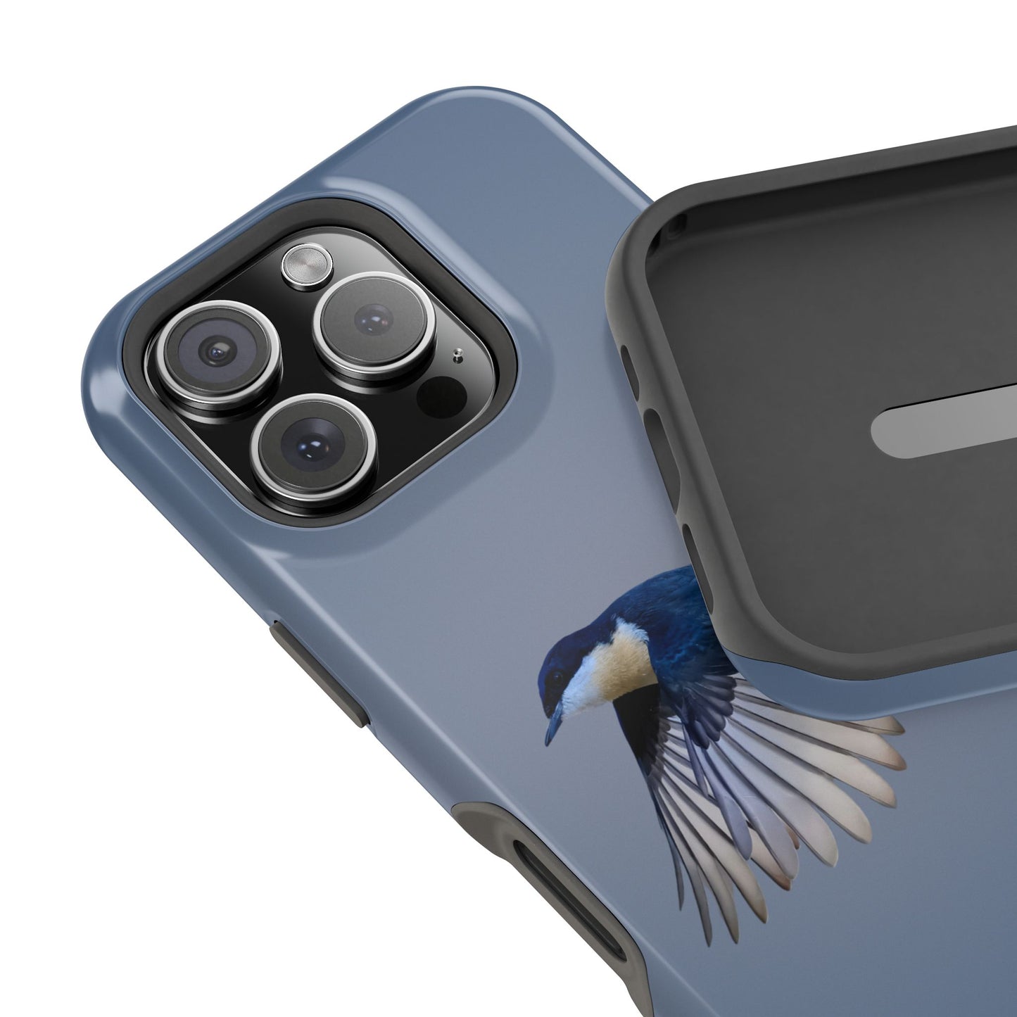 Restless Flycatcher - Magnetic Impact-Resistant Case - Fono Caso x EstebantheNatureman - Wildlife Photography Case - Gift for Bird Lovers