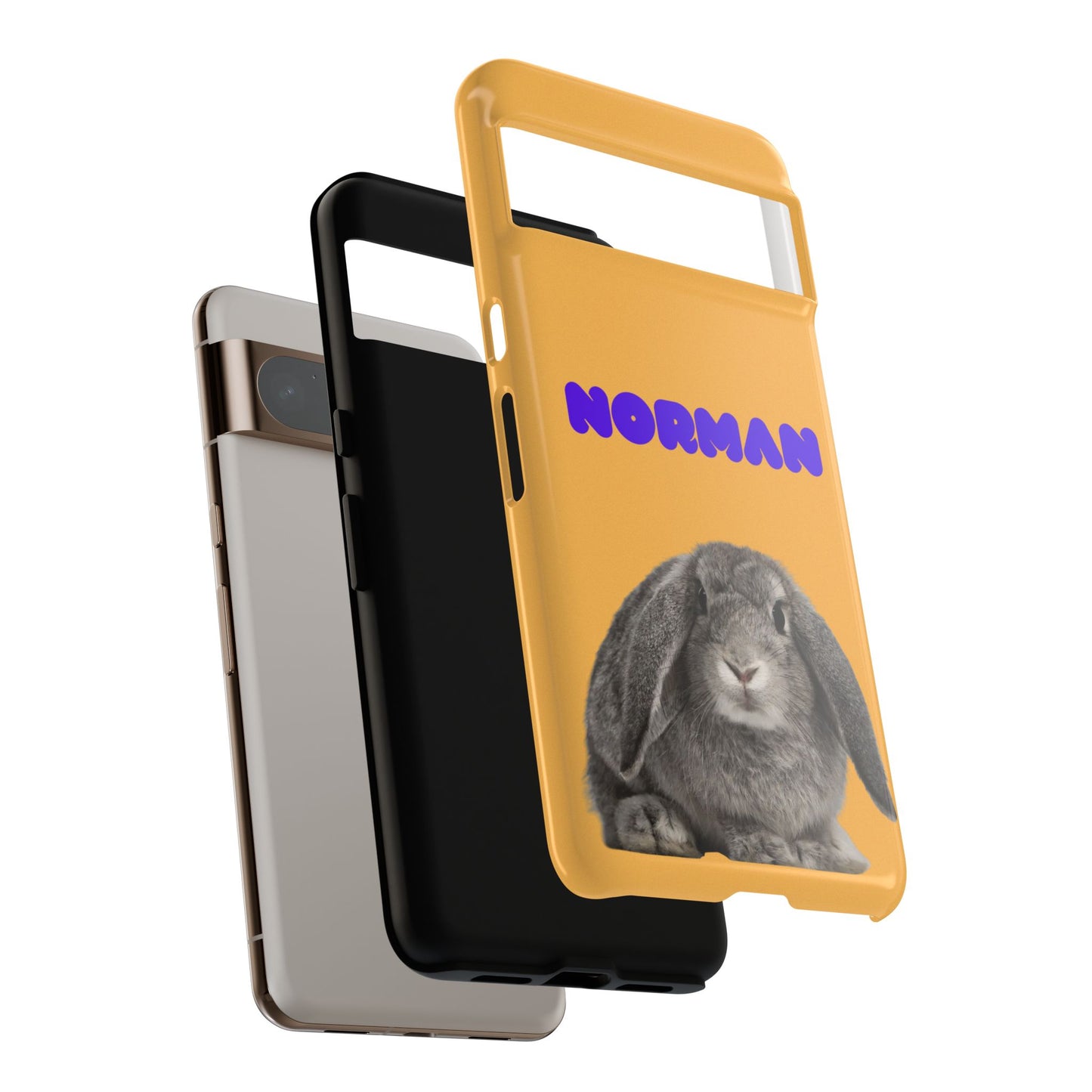 Customizable Pet Tough Phone Case Your Pet Photo or Digital Painting with Name_7