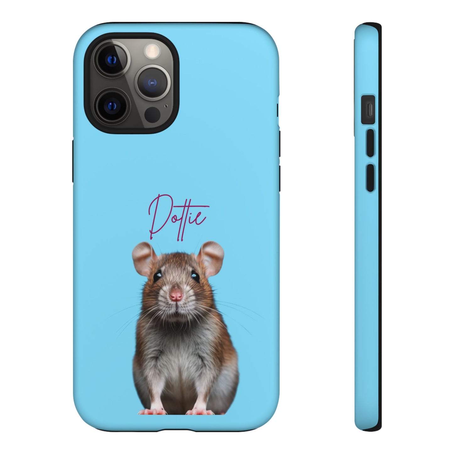 Customizable Pet Tough Phone Case Your Pet Photo or Digital Painting with Name_8 iPhone 16, 15 Pro Max, 15 Plus, Samsung S24 Ultra, Pixel 7