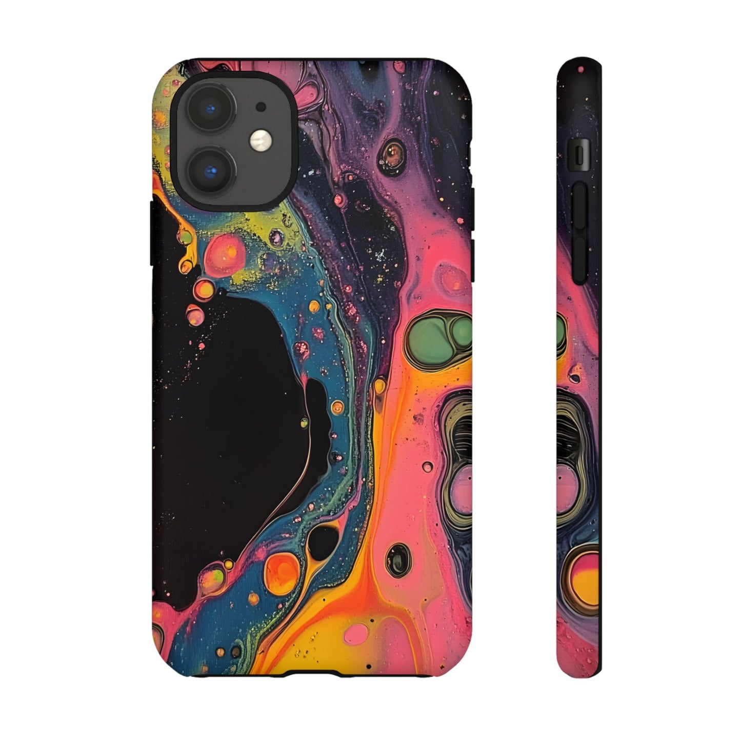 Psychedelic Modern Abstract_8 Customizable Tough Phone Case for iPhone 16, 15 Pro Max, Samsung S24 Ultra, Pixel 7 & more