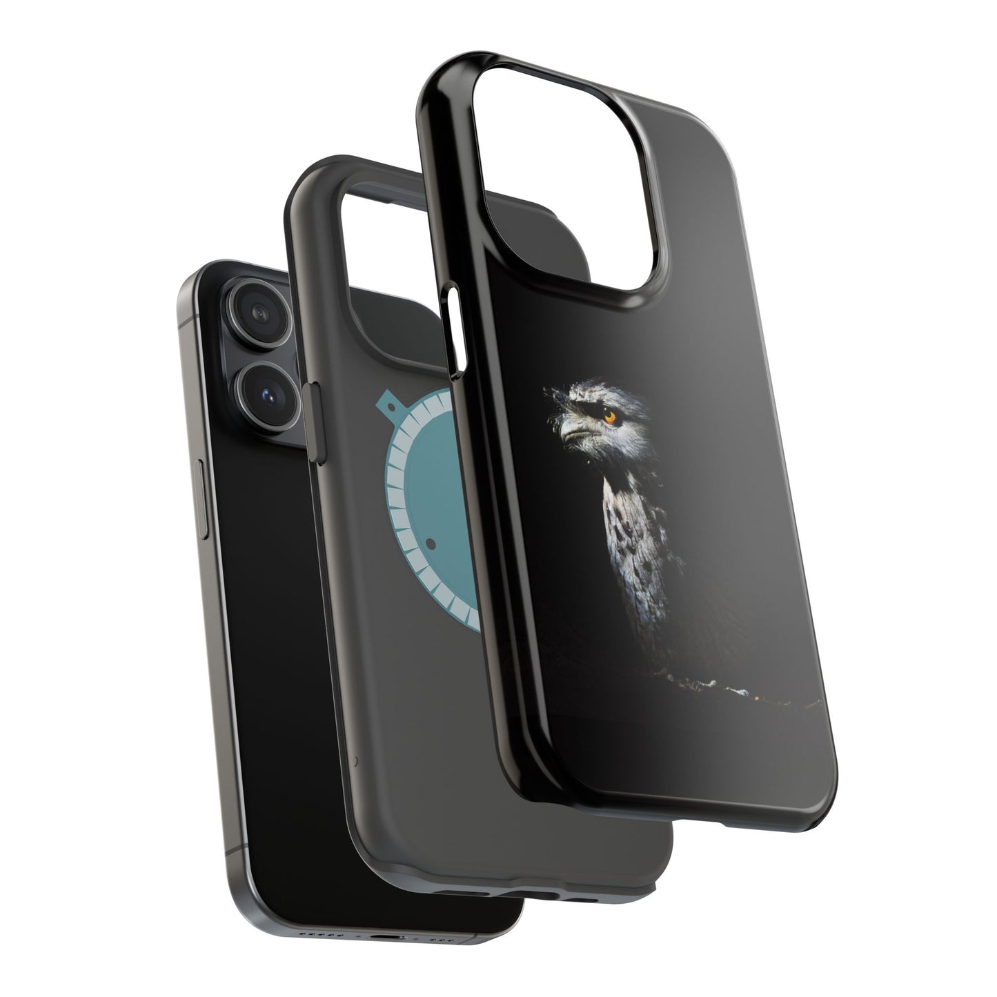 Tawny Frogmouth - Magnetic Impact-Resistant Phone Case - Fono Caso x EstebantheNatureman - Wildlife Photography Case - Gift for Bird Lovers