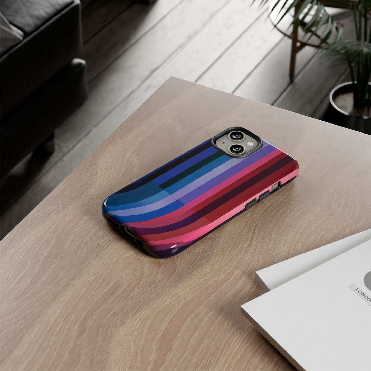 Colorful Modern Abstract_12 Customizable Tough Phone Case for iPhone 16, 15 Pro Max, Samsung S24 Ultra, Pixel 7 & more