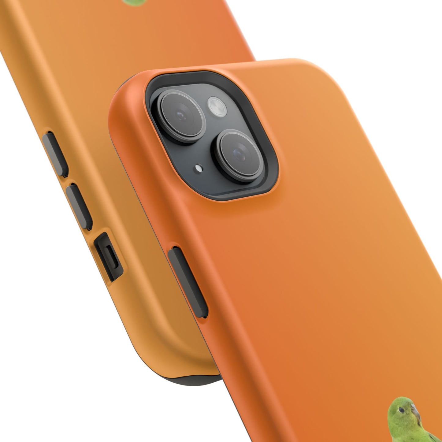Orange-bellied Parrot - Magnetic Impact-Resistant Phone Case - Fono Caso x EstebantheNatureman - Wildlife Case - Gift for Bird Lovers