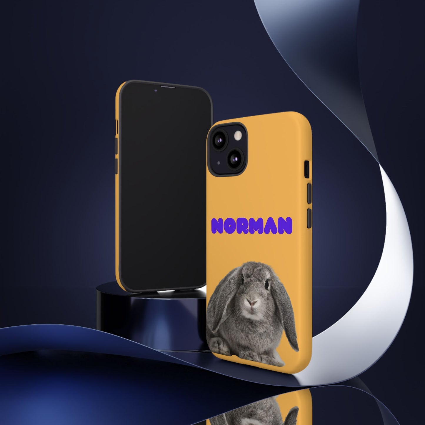 Customizable Pet Tough Phone Case Your Pet Photo or Digital Painting with Name_7