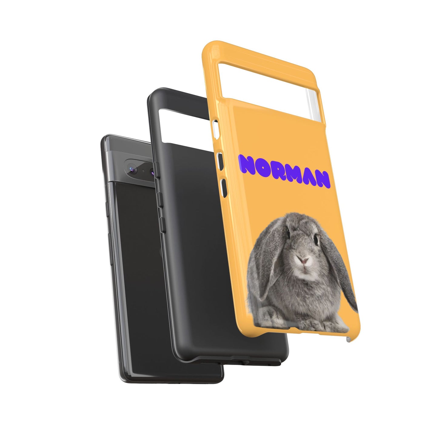 Customizable Pet Tough Phone Case Your Pet Photo or Digital Painting with Name_7