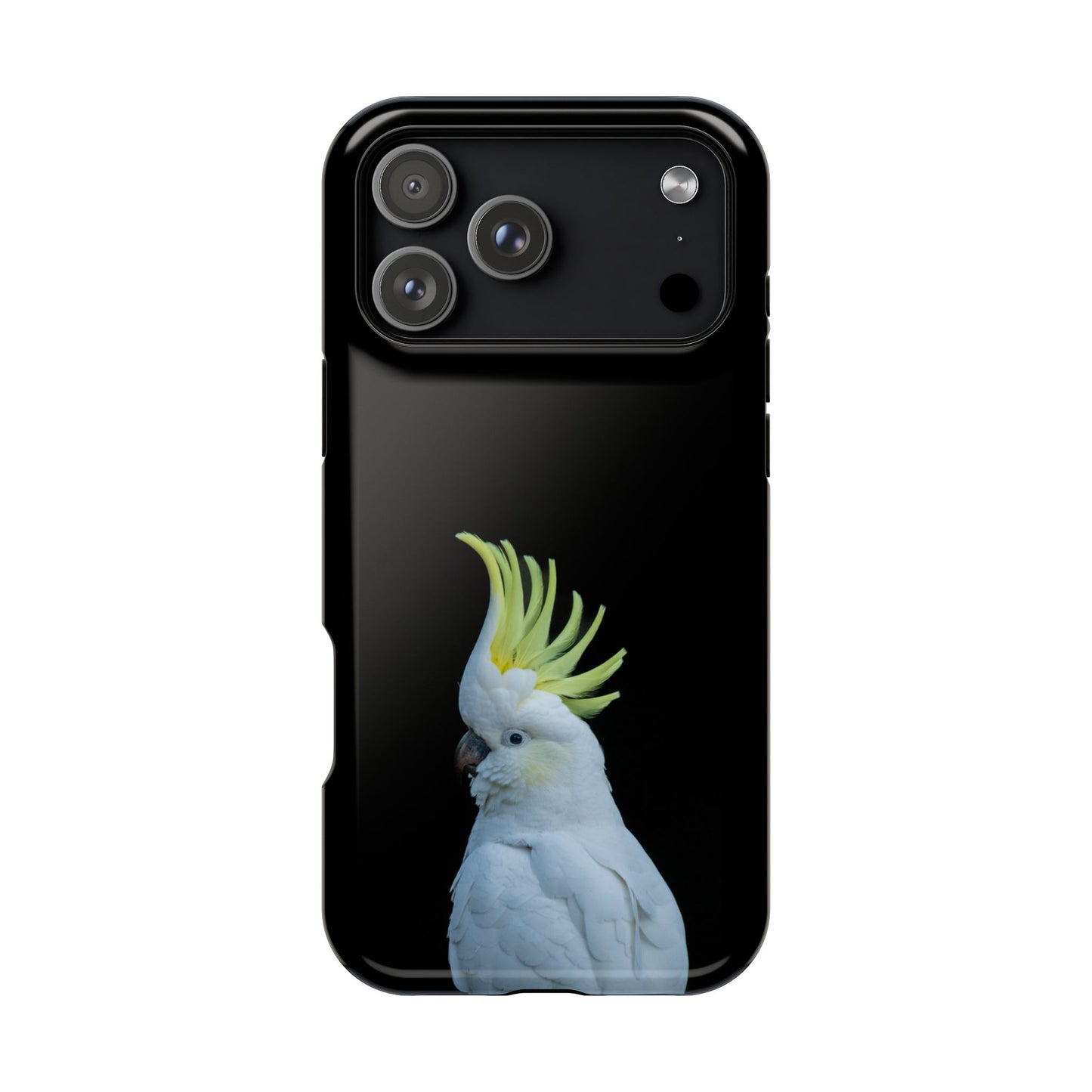 Sulphur Crested Cockatoo - Magnetic Impact-Resistant Phone Case - Fono Caso x EstebantheNatureman - Wildlife Case - Gift for Bird Lovers