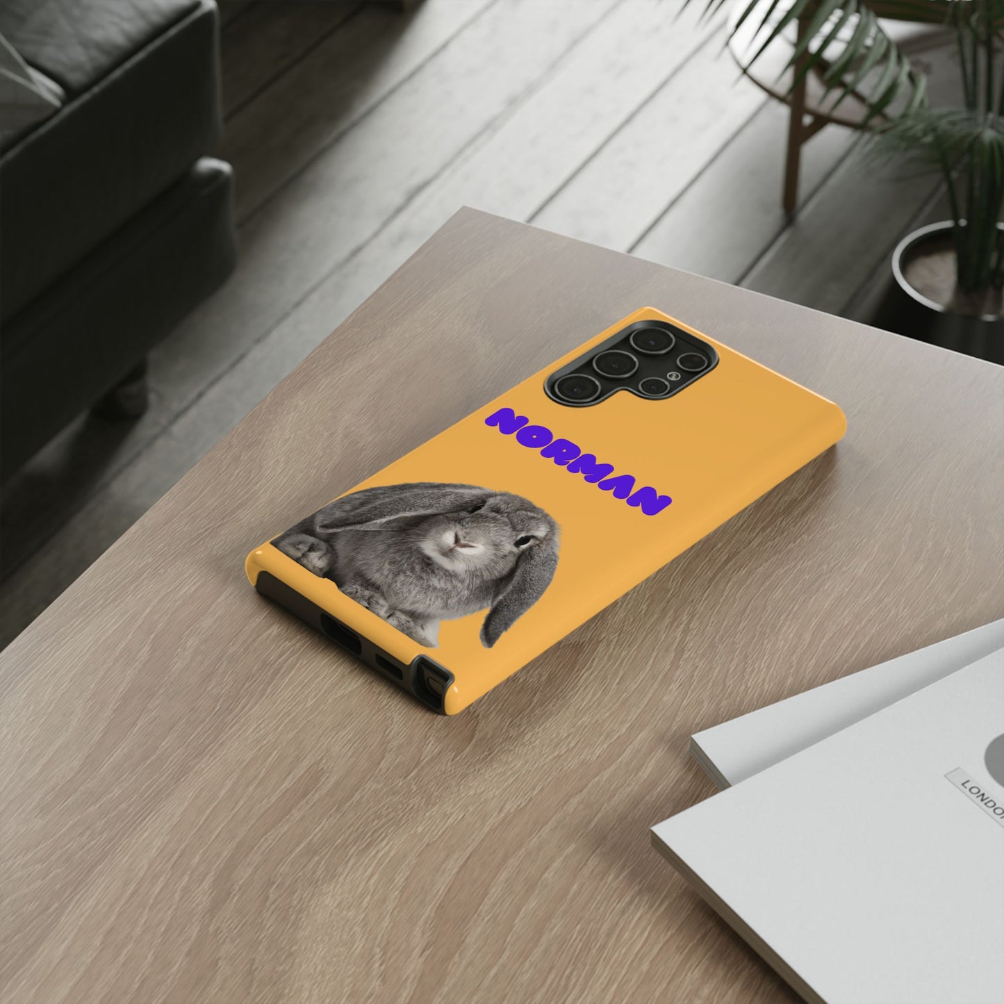 Customizable Pet Tough Phone Case Your Pet Photo or Digital Painting with Name_7