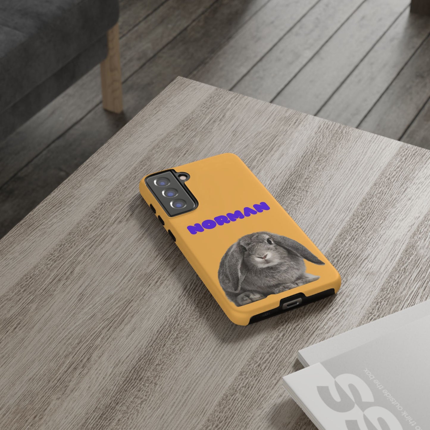 Customizable Pet Tough Phone Case Your Pet Photo or Digital Painting with Name_7