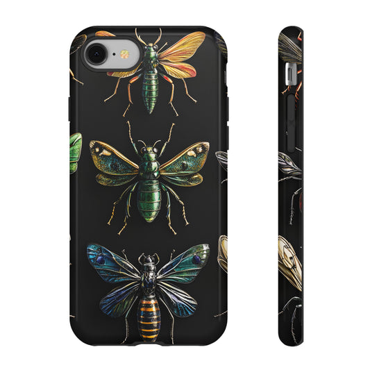 3D-ish Insects_5 Customizable Tough Phone Case for iPhone 16, 15 Pro Max, Samsung S24 Ultra, Pixel 7 & more