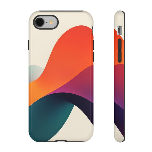 Colorful Modern Abstract_7 Customizable Tough Phone Case for iPhone 16, 15 Pro Max, Samsung S24 Ultra, Pixel 7 & more