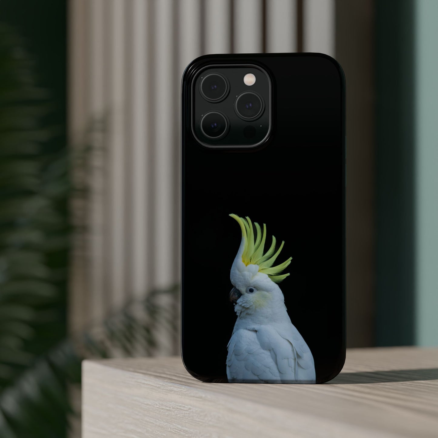 Sulphur Crested Cockatoo - Magnetic Impact-Resistant Phone Case - Fono Caso x EstebantheNatureman - Wildlife Case - Gift for Bird Lovers