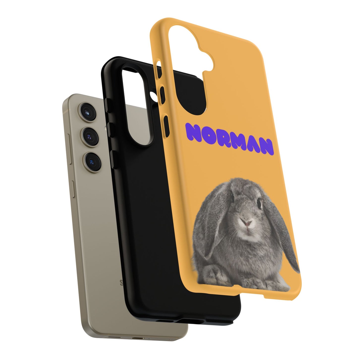 Customizable Pet Tough Phone Case Your Pet Photo or Digital Painting with Name_7