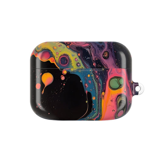 Psychedelic Modern Abstract_8 Customizable AirPods Case, Protective Cover, Unique Design