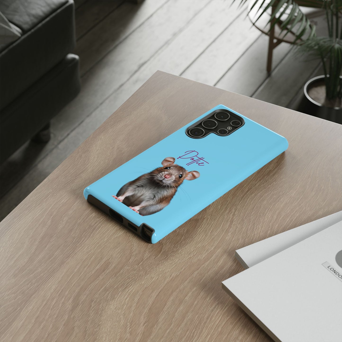 Customizable Pet Tough Phone Case Your Pet Photo or Digital Painting with Name_8 iPhone 16, 15 Pro Max, 15 Plus, Samsung S24 Ultra, Pixel 7