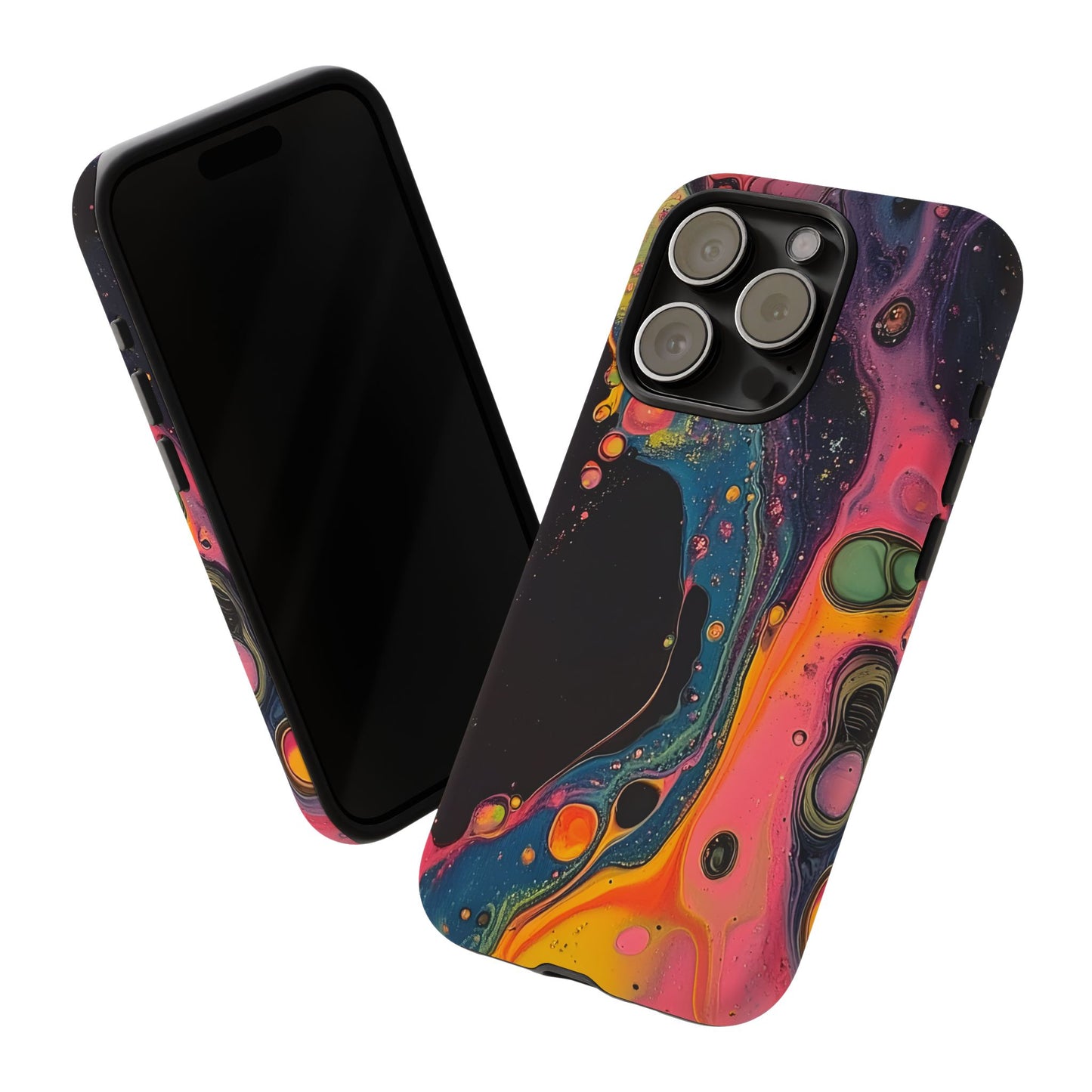 Psychedelic Modern Abstract_8 Customizable Tough Phone Case for iPhone 16, 15 Pro Max, Samsung S24 Ultra, Pixel 7 & more