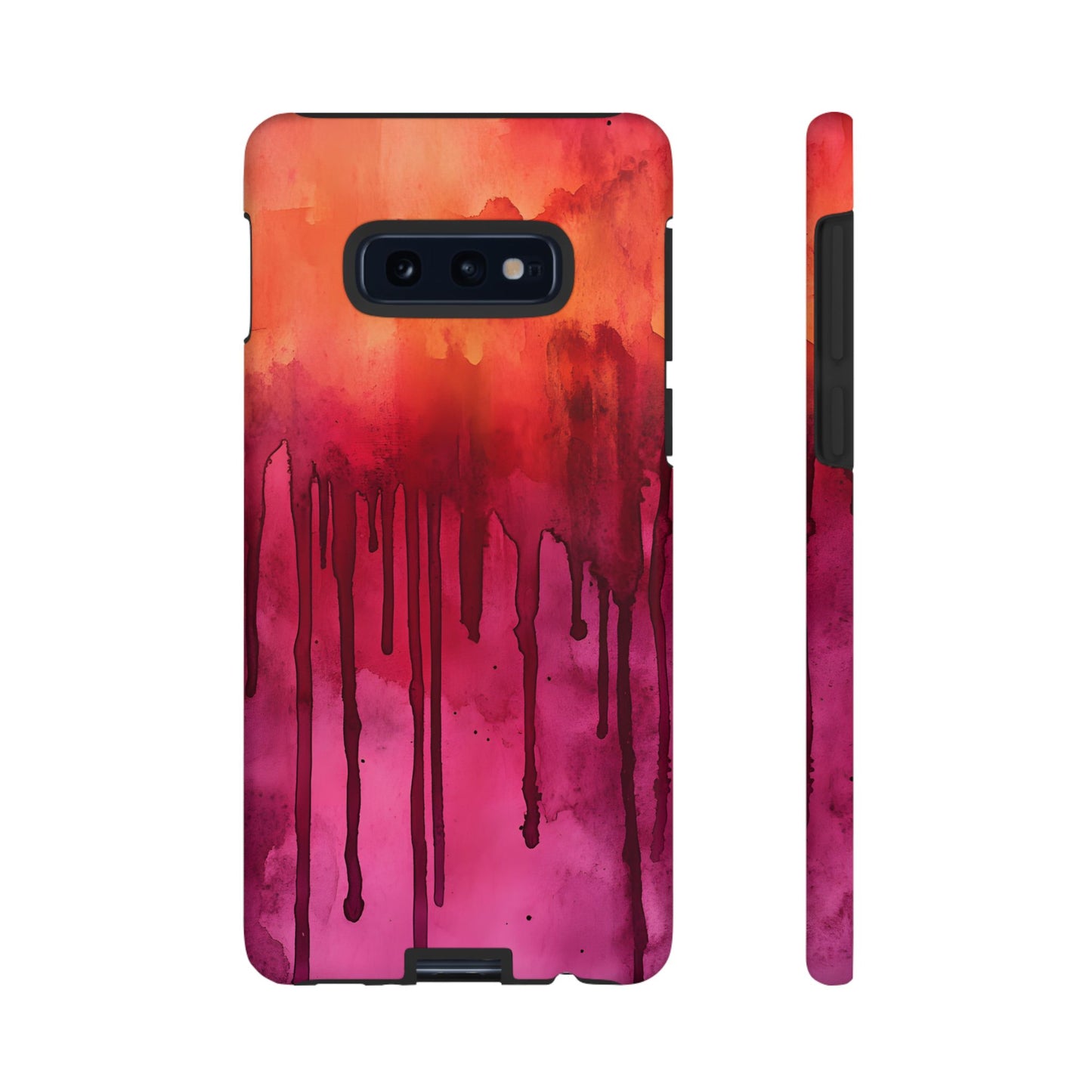 Colorful Dripping Paint_9 Customizable Tough Phone Case for iPhone 16, 15 Pro Max, Samsung S24 Ultra, Pixel 7 & more