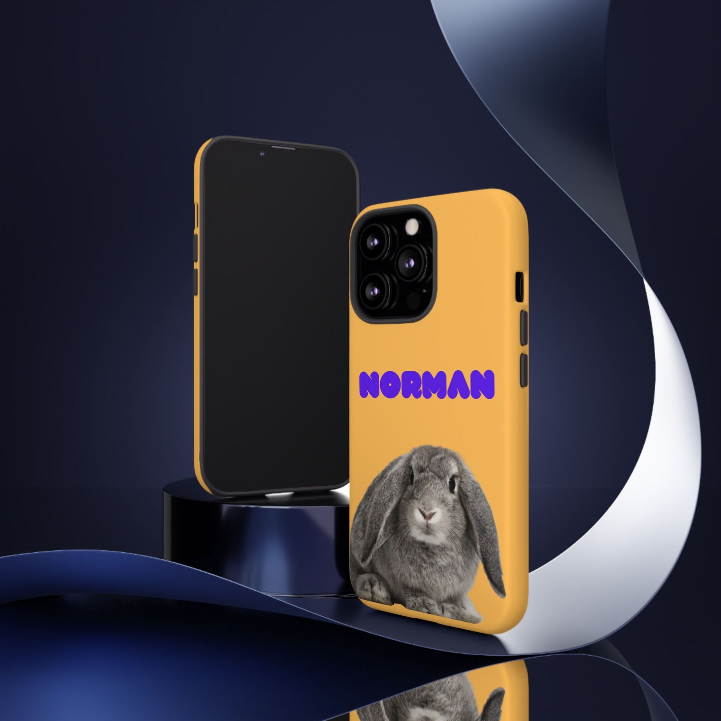Customizable Pet Tough Phone Case Your Pet Photo or Digital Painting with Name_7