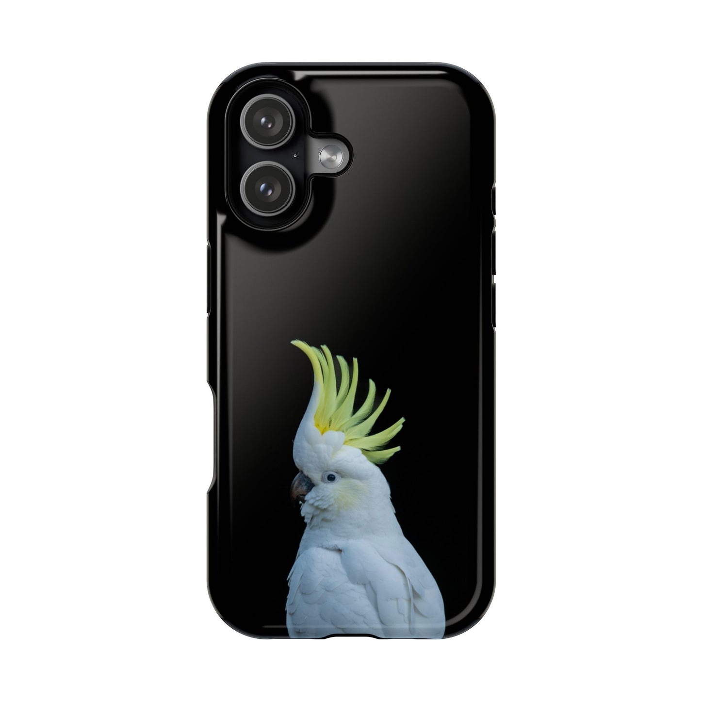 Sulphur Crested Cockatoo - Magnetic Impact-Resistant Phone Case - Fono Caso x EstebantheNatureman - Wildlife Case - Gift for Bird Lovers