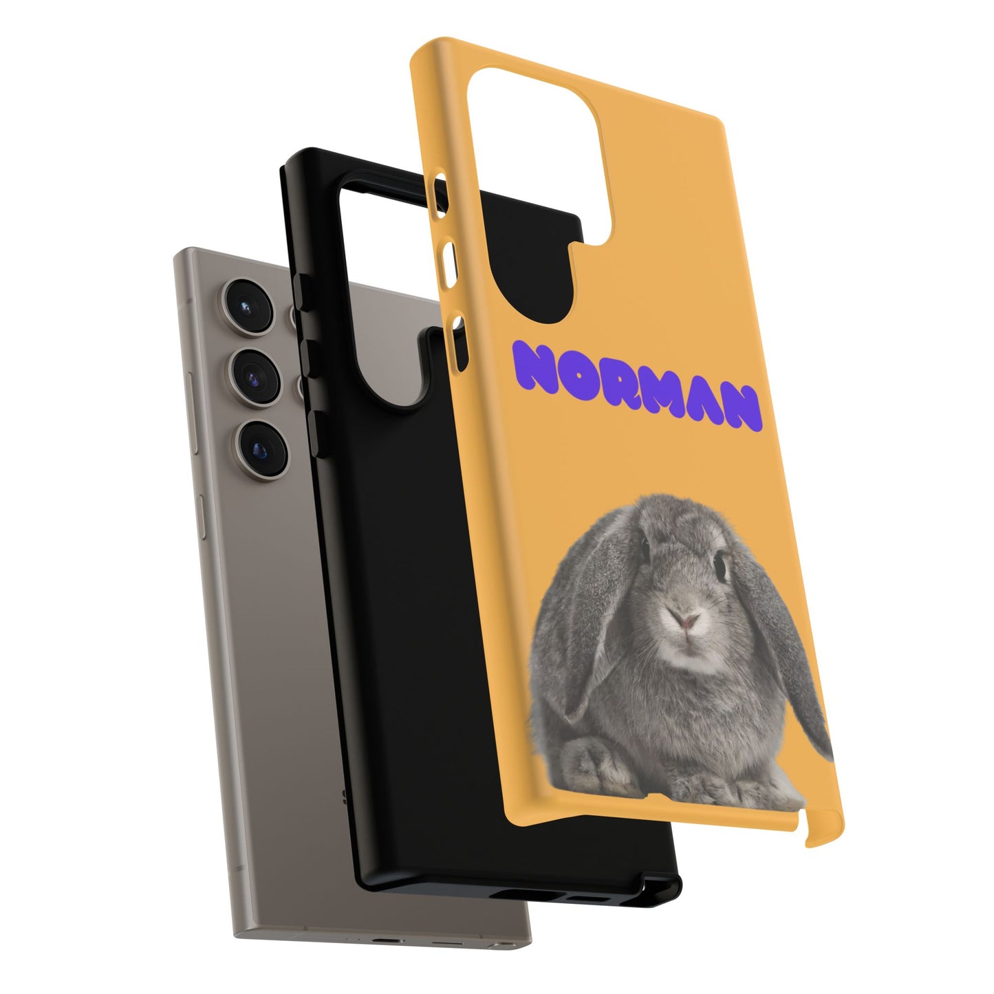 Customizable Pet Tough Phone Case Your Pet Photo or Digital Painting with Name_7