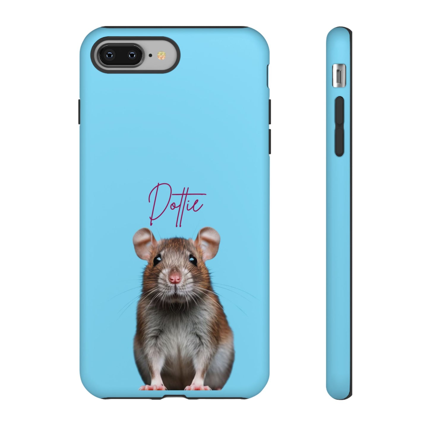 Customizable Pet Tough Phone Case Your Pet Photo or Digital Painting with Name_8 iPhone 16, 15 Pro Max, 15 Plus, Samsung S24 Ultra, Pixel 7