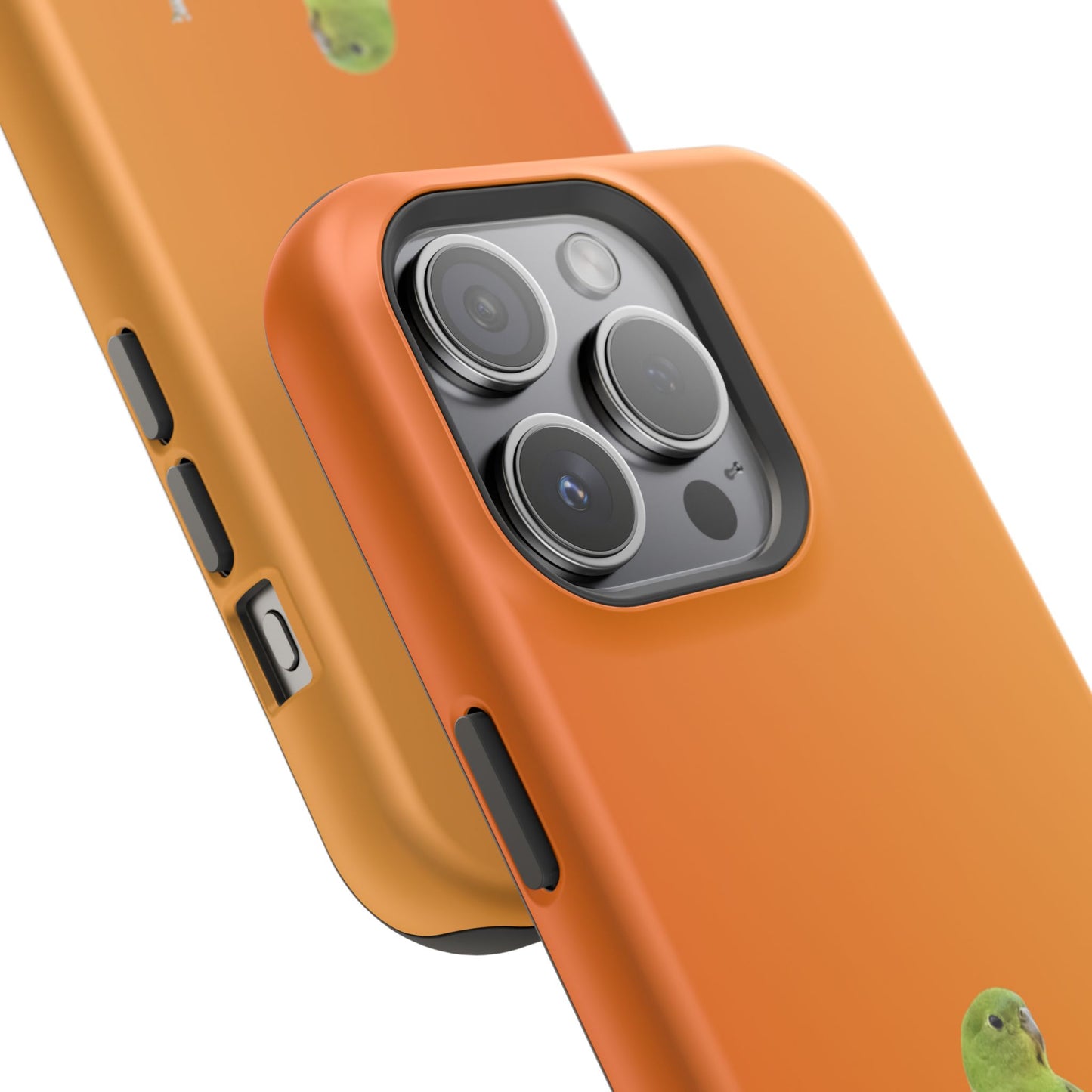 Orange-bellied Parrot - Magnetic Impact-Resistant Phone Case - Fono Caso x EstebantheNatureman - Wildlife Case - Gift for Bird Lovers