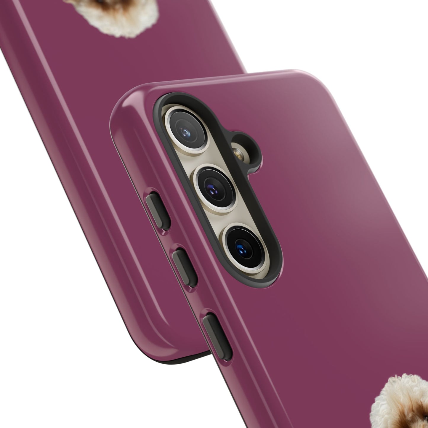 Customizable Pet Tough Phone Case Your Pet Photo or Digital Painting with Name_9 iPhone 16, 15 Pro Max, 15 Plus, Samsung S24 Ultra, Pixel 7