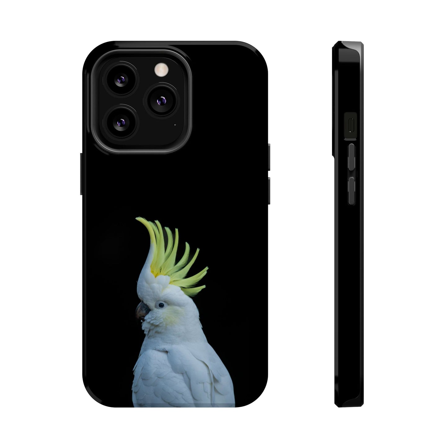 Sulphur Crested Cockatoo - Magnetic Impact-Resistant Phone Case - Fono Caso x EstebantheNatureman - Wildlife Case - Gift for Bird Lovers